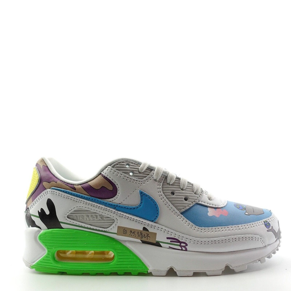 Nike Flyleather Air Max 90 QS X Ruohan Wang Mens Size 8.5 CZ3992-900 Womens 10